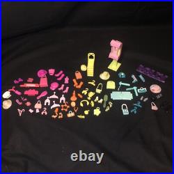 Huge Vintage Polly Pocket Lot Clothing Pets Dolls House Cars Case Accessories