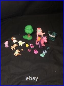 Huge Vintage Polly Pocket Lot Clothing Pets Dolls House Cars Case Accessories