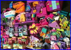 Huge Vintage and New Polly Pocket Bluebird Lot Compacts THOUSANDS OF POLLYs NICE
