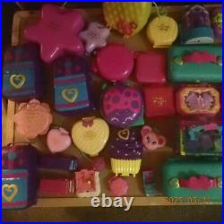 Huge Vtg Polly Pocket Lot Bluebird mattel 40 compacts people, furniture, pets