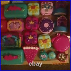 Huge Vtg Polly Pocket Lot Bluebird mattel 40 compacts people, furniture, pets