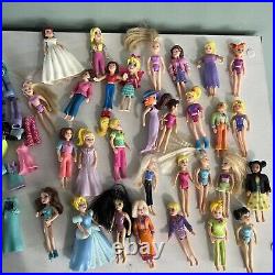 Huge vintage lot of Polly pocket with clothes and shoes lots of clothes lot 3
