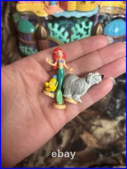 LOOK! Vintage Disney Polly Pocket SWIMMING ARIEL MAGNETIC Playset INCOMPLETE