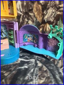 LOOK! Vintage Disney Polly Pocket SWIMMING ARIEL MAGNETIC Playset INCOMPLETE