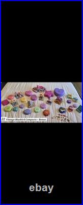 LOT OF 22 VTG Bluebird Polly Pockets Entire Collection? + BONUS Bundle