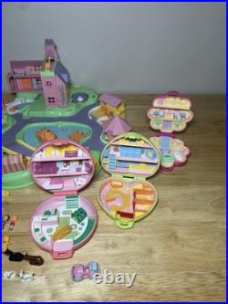 Large Collection Of Vintage Polly Pocket Lot 1989-1992 With Figures & Animals