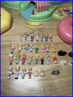 Large Collection Of Vintage Polly Pocket Lot 1989-1992 With Figures & Animals