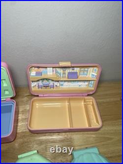 Large Collection Of Vintage Polly Pocket Lot 1989-1992 With Figures & Animals