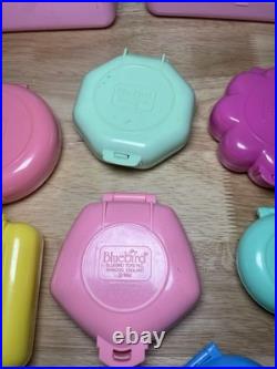 Large Collection Of Vintage Polly Pocket Lot 1989-1992 With Figures & Animals