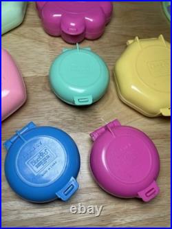 Large Collection Of Vintage Polly Pocket Lot 1989-1992 With Figures & Animals