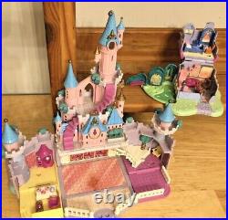 Large Lot BLUEBIRD Polly Pocket Compacts Houses People Disney Castle Cars