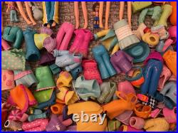 Large Lot of Vintage 2000s Polly Pocket Dolls Figures Clothing Accessories