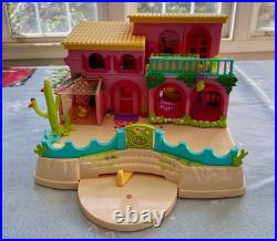 Large lot- 11 Vintage Polly Pockets Pollyville Houses and Playsets