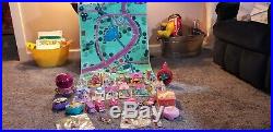 Large lot, 26, Vintage Polly Pocket Bluebird Toys Pollyville, compacts and more