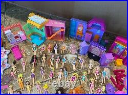 Lot 1000+ Vintage Polly Pocket Dolls Clothes Furniture Plane House Stable Pets