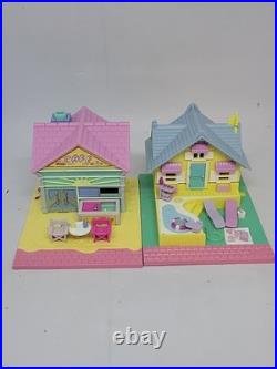 Lot Of 10 Vintage Polly Pocket Blue Bird HOUSES 1993