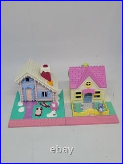 Lot Of 10 Vintage Polly Pocket Blue Bird HOUSES 1993