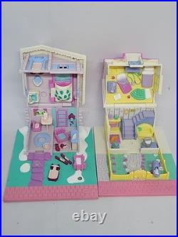 Lot Of 10 Vintage Polly Pocket Blue Bird HOUSES 1993