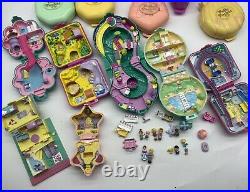 Lot Of 13 Vintage 1989/1990 Polly Pocket Compact Playsets Bluebird