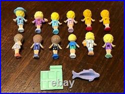 Lot Of 13 Vintage 90s Bluebird Toys Polly Pocket Compact Playset Figures