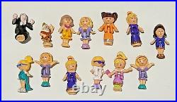 Lot Of 13 Vintage Polly Pocket Doll Figures Replacement MIX Lot Dolls Figure