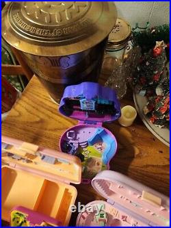 Lot Of 16 Vintage Polly Pocket Compact Playsets, Mostly 1989-1990s, Rare