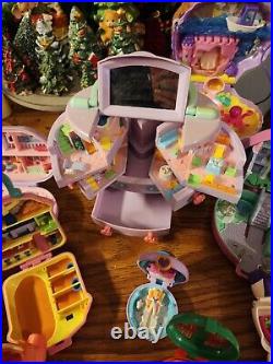 Lot Of 16 Vintage Polly Pocket Compact Playsets, Mostly 1989-1990s, Rare