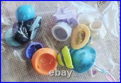 Lot Of 380+pc Polly Pocket Dolls, Clothes, Shoes, Furniture & Acc