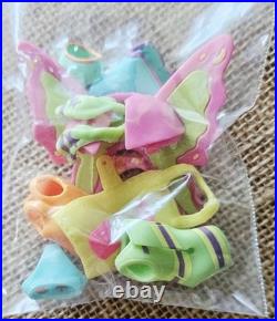 Lot Of 380+pc Polly Pocket Dolls, Clothes, Shoes, Furniture & Acc