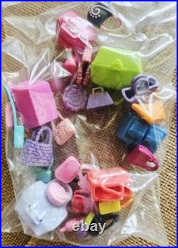 Lot Of 380+pc Polly Pocket Dolls, Clothes, Shoes, Furniture & Acc