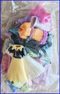 Lot Of 380+pc Polly Pocket Dolls, Clothes, Shoes, Furniture & Acc