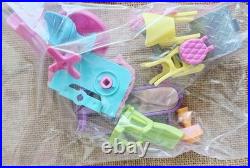 Lot Of 380+pc Polly Pocket Dolls, Clothes, Shoes, Furniture & Acc