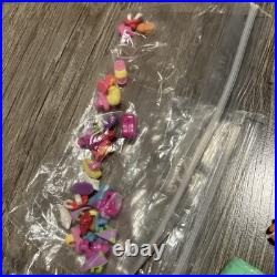 Lot Of 400 VTG Y2k Polly Pocket Dolls Rubber Clothes Accessories Shoes Mattel