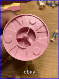 Lot Of 4 Vintage Polly Pocket Pollyville Buildings Bluebird 31 People Pets Acces
