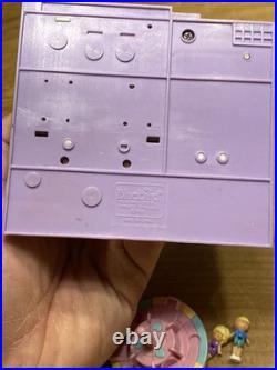 Lot Of 4 Vintage Polly Pocket Pollyville Buildings Bluebird 31 People Pets Acces