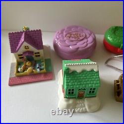 Lot Of 8 Vintage Polly Pocket Sets By Blue Bird All Complete