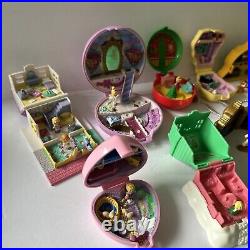 Lot Of 8 Vintage Polly Pocket Sets By Blue Bird All Complete