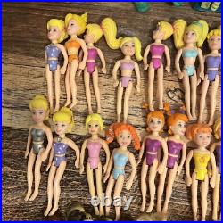 Lot Of Vintage Polly Pocket Dolls Collectible 50 Dolls 15 Accessories