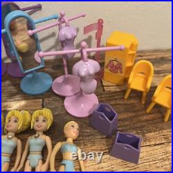 Lot Of Vintage Polly Pocket Dolls Collectible 50 Dolls 15 Accessories