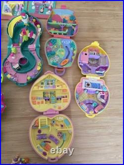 Lot of 14 Vintage 90s Polly Pocket Bluebird Compacts and Lots of Mixed Figurines