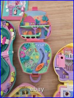 Lot of 14 Vintage 90s Polly Pocket Bluebird Compacts and Lots of Mixed Figurines