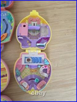 Lot of 14 Vintage 90s Polly Pocket Bluebird Compacts and Lots of Mixed Figurines