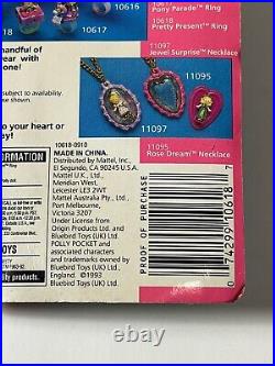 Lot of 2 VTG Polly Pocket Pretty Present Locket & Pretty Present Ring 1993 NEW Lot of 2 VTG Polly Pocket Pretty Present Locket & Pretty Present Ring 1993 NEW