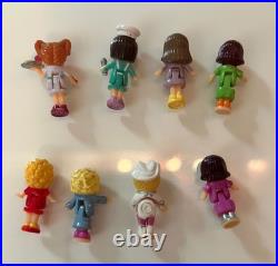 Lot of 5 Vintage 1989-1996 Polly Pocket Bluebird Compacts and 6 Mixed Figurines