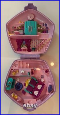 Lot of 5 Vintage 1989-1996 Polly Pocket Bluebird Compacts and 6 Mixed Figurines