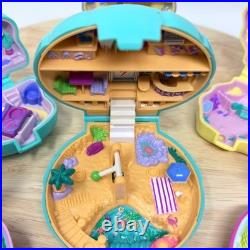 Lot of 7 Vintage Polly Pocket Playsets Heart & Animal Cases No Figures