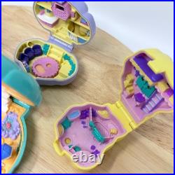 Lot of 7 Vintage Polly Pocket Playsets Heart & Animal Cases No Figures