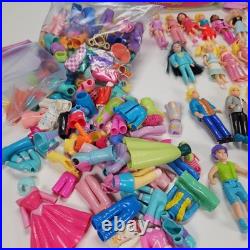 Lot of Polly Pocket Vintage Dolls Girls, Boys, and Accessories Mega Collection