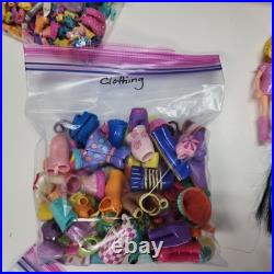 Lot of Polly Pocket Vintage Dolls Girls, Boys, and Accessories Mega Collection