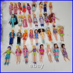 Lot of Polly Pocket Vintage Dolls Girls, Boys, and Accessories Mega Collection